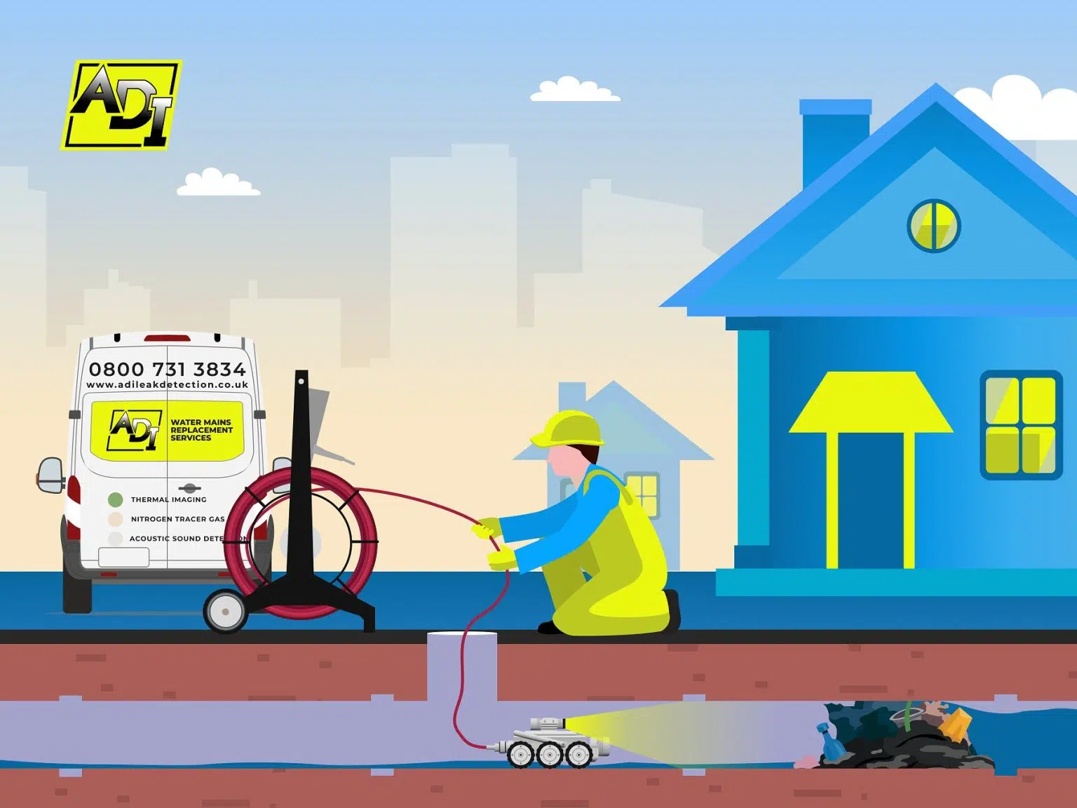 Drainage CCTV Surveys & Investigations Morley